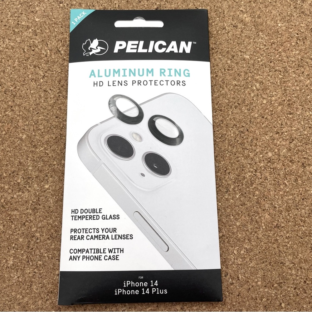 Pelican Camera Lens Protector, Aluminum Rings for iPhone 14/ iPhone 14 Plus